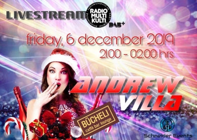 DJ ANDREW VILLA Live aus dem B&uuml;cheli &ndash; caff&eacute; bar lounge in Basel